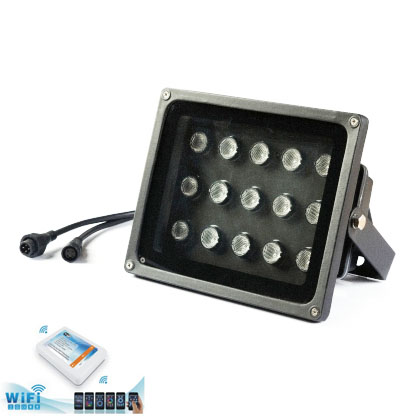 Wifi-compatible RGB led floodlight 15*3W