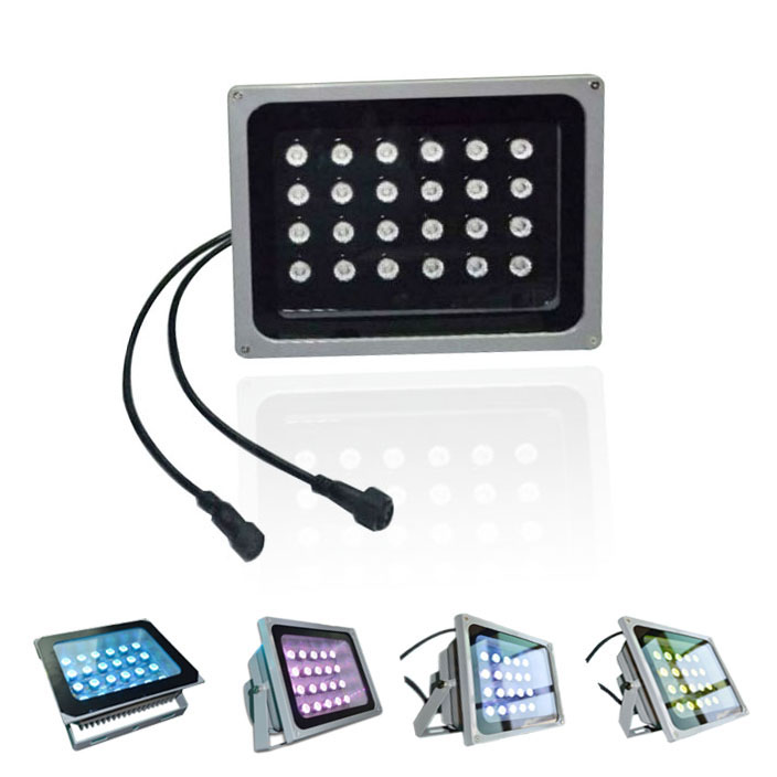 24x3W RGB IP65 led floodlight