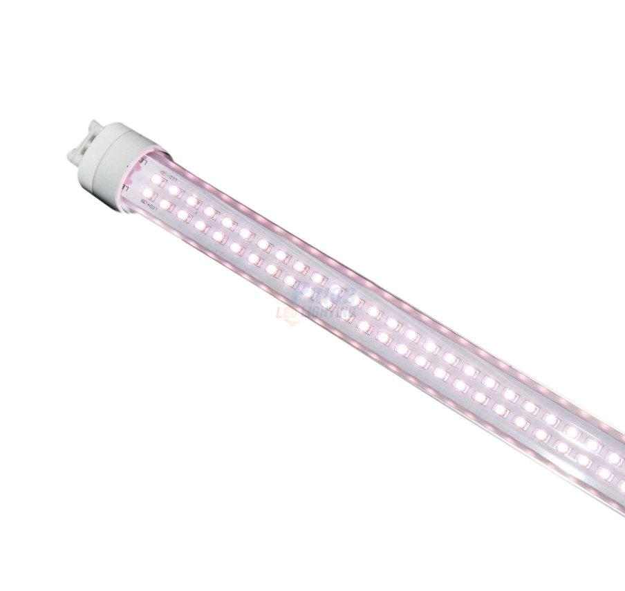 Pork Red led T8 tube 4ft long with transparent cover.jpg