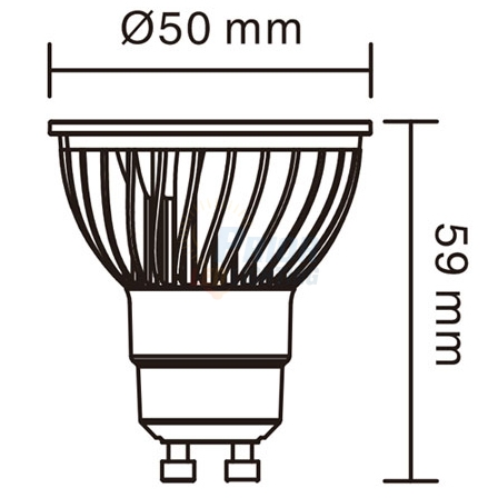 7W LED GU10 345lm Warm White dimmable.jpg