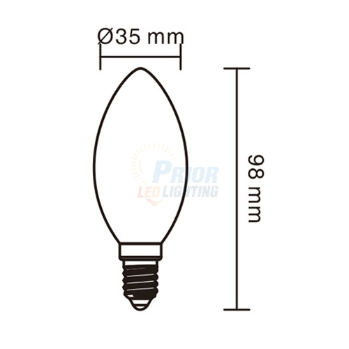 flexible led filament bulb 3w replacement of 20W incandescent .jpg
