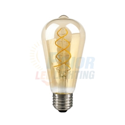 LED Flexible Filament Bulb 6W 600lm ST64