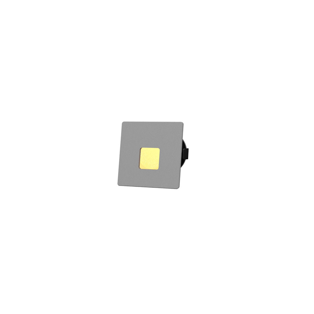 LN01 IP65 Waterproof Recessed LED Step Light Black Round 12V Deck Light for Stair Pathway