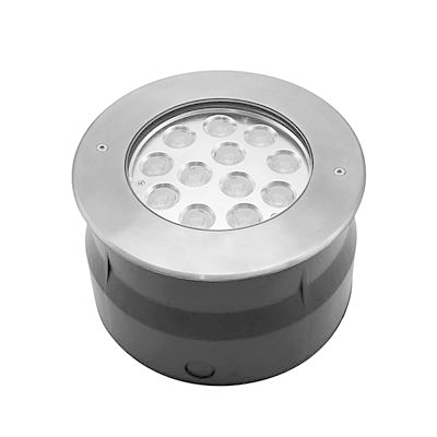 UG-RCND180 IP67 Waterproof LED Inground Light DC24V 12W 24W 36W SUS304 Stainless Steel Recessed LED Underground Light Garden Pathway Villa Landscape Ground Spotlight