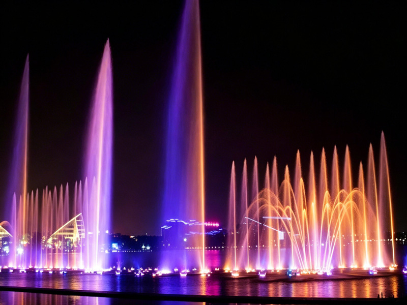 SongshanLake Center Music Fountain Lighting